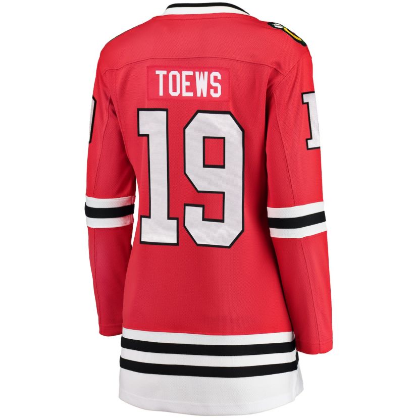 NHL Fanatics Jonathan Toews Chicago Blackhawks Home Breakaway Jersey