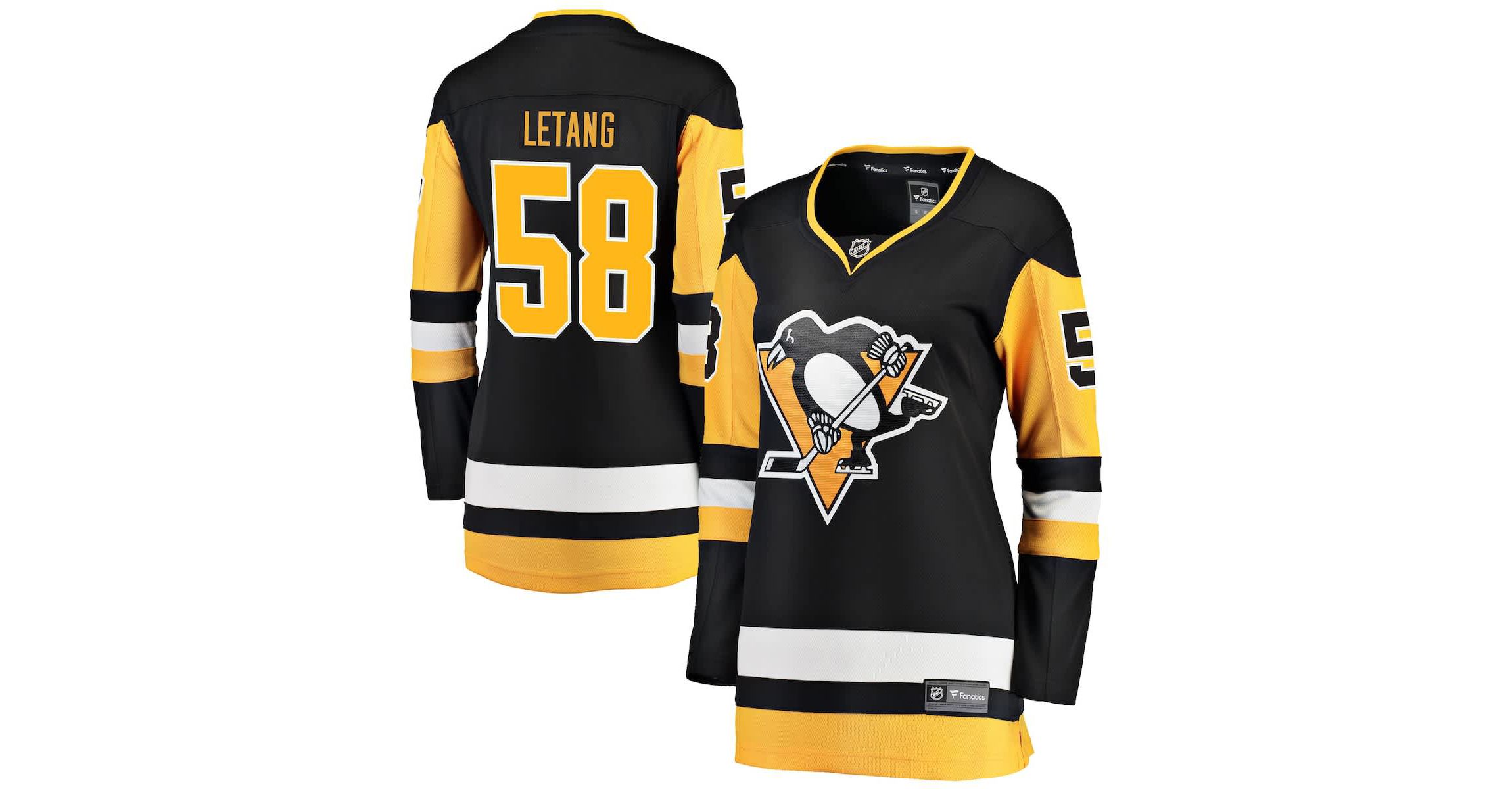NHL Fanatics Kris Letang Pittsburgh Penguins Home Breakaway Jersey