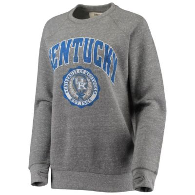 NCAA ed Kentucky Wildcats Edith Vintage Knobi Raglan Pullover Sweatshirt