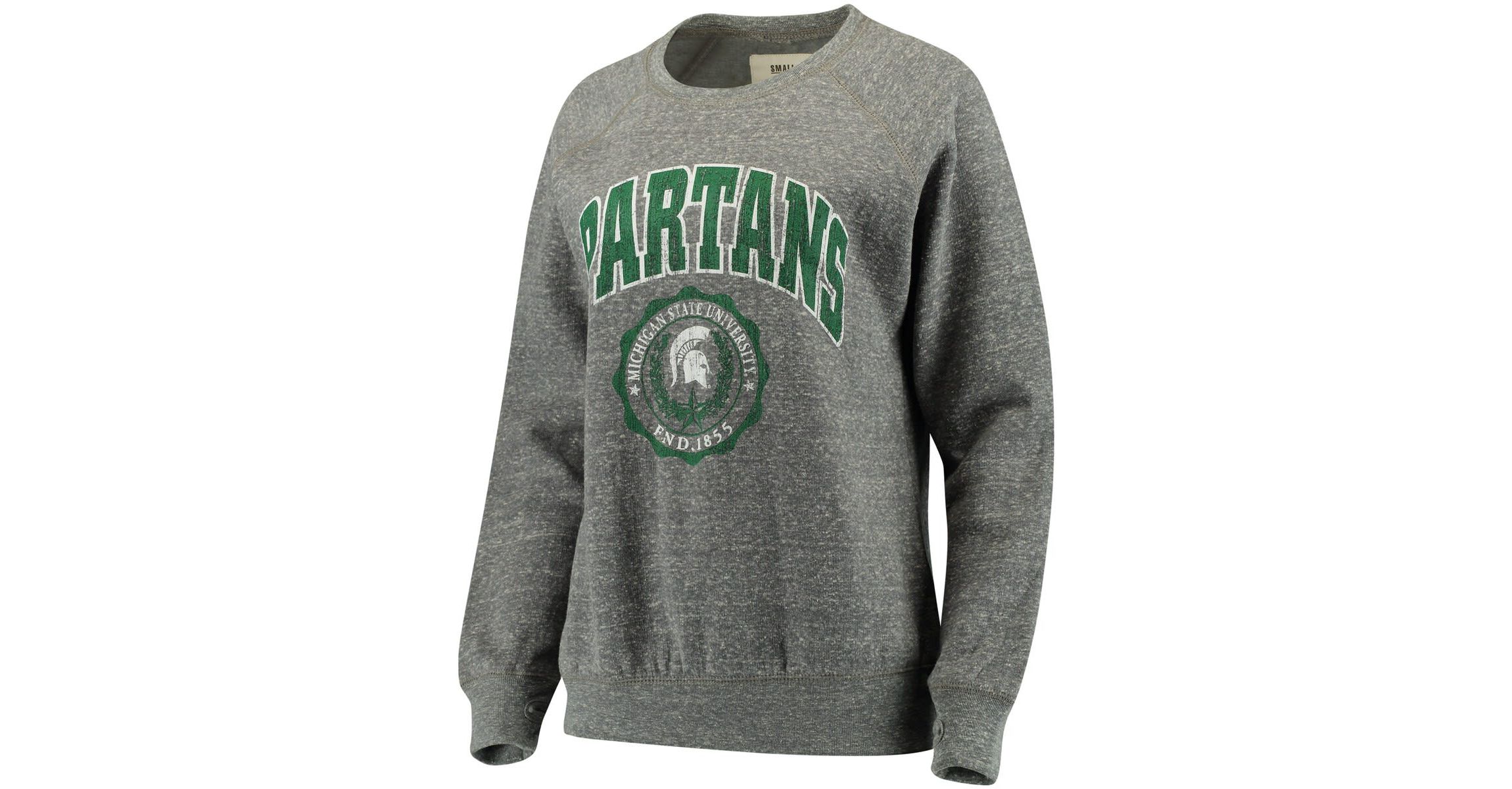 NCAA ed Michigan State Spartans Edith Vintage Knobi Pullover Sweatshirt