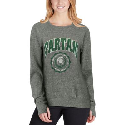 NCAA ed Michigan State Spartans Edith Vintage Knobi Pullover Sweatshirt