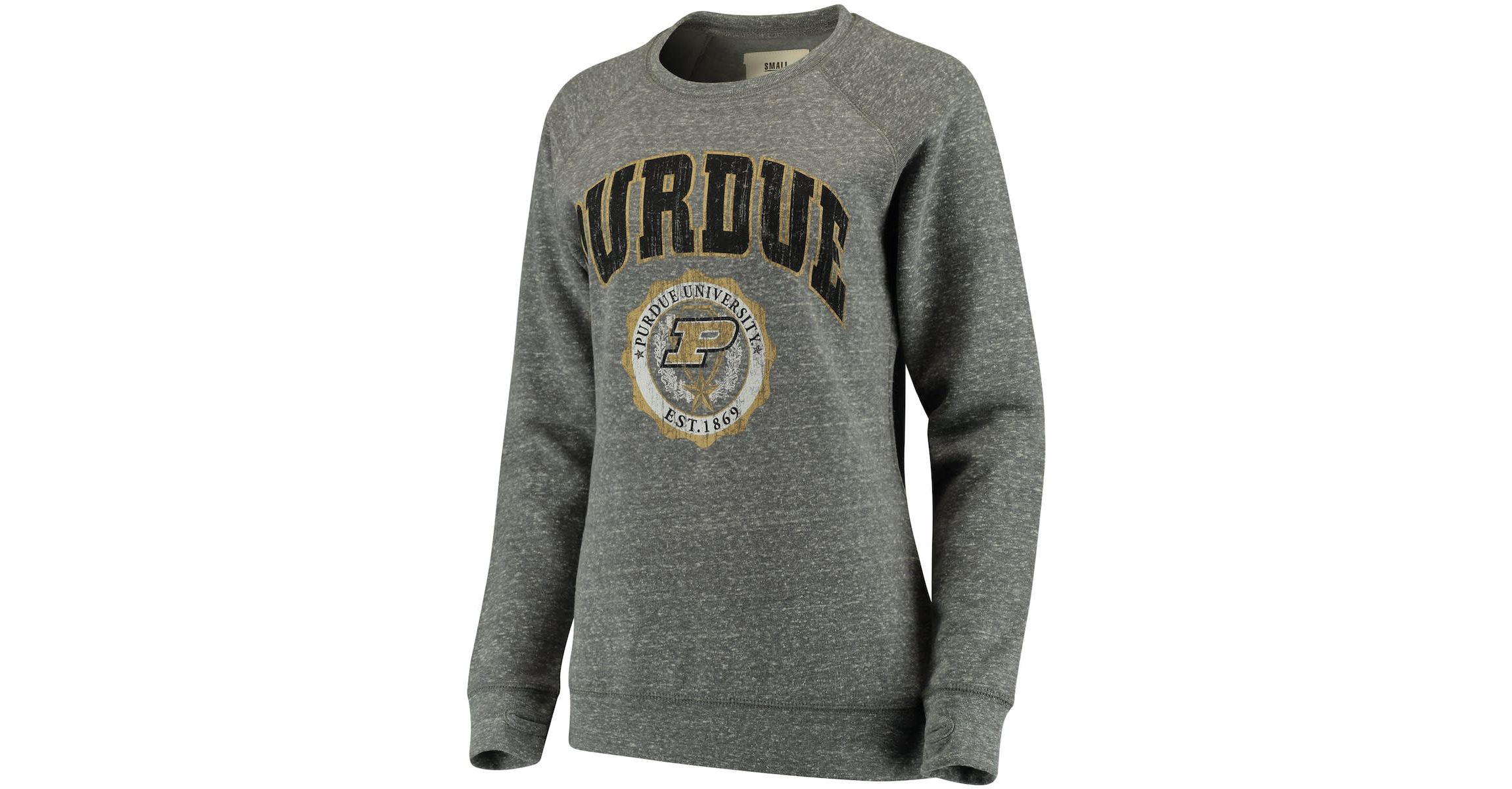 NCAA ed Purdue Boilermakers Edith Vintage Knobi Pullover Sweatshirt