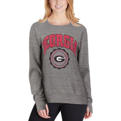 NCAA ed Georgia Bulldogs Edith Vintage Knobi Pullover Sweatshirt