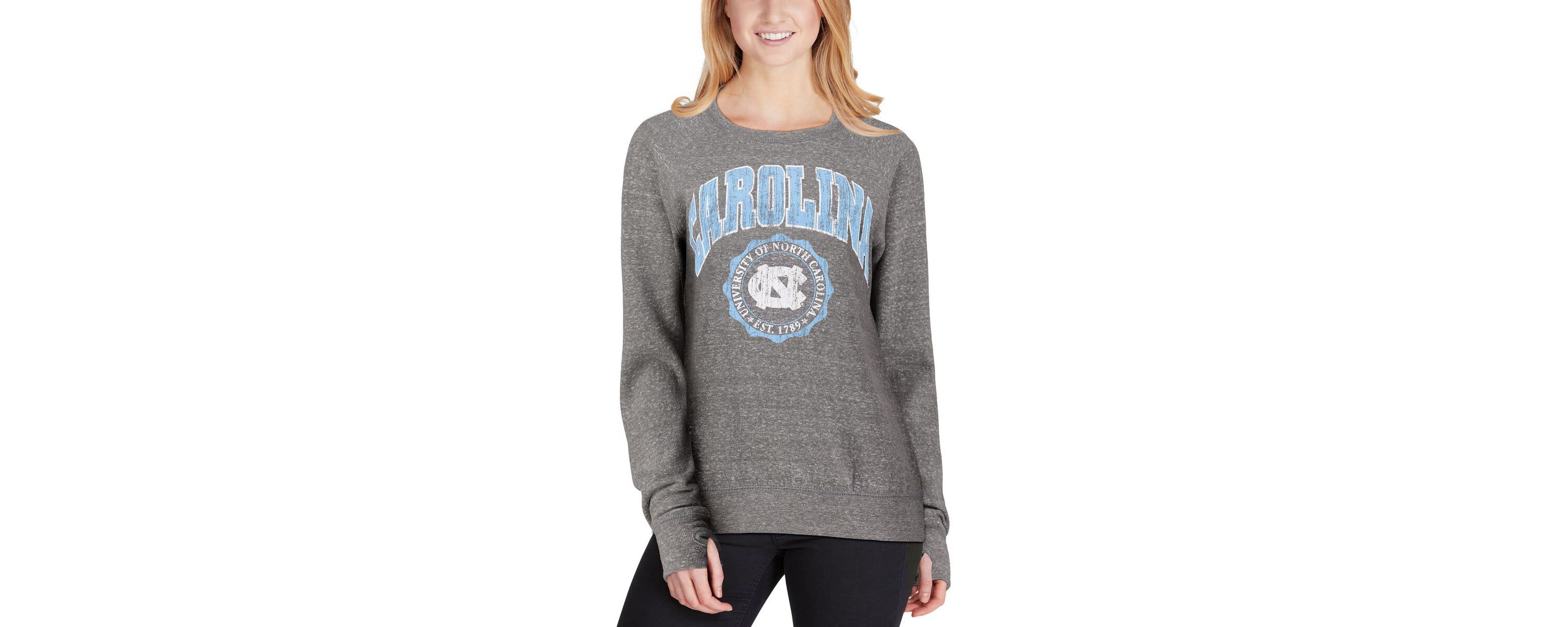 NCAA ed North Carolina Tar Heels Edith Vintage Knobi Pullover Sweatshirt