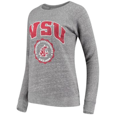 NCAA ed Washington State Cougars Edith Vintage Knobi Pullover Sweatshirt