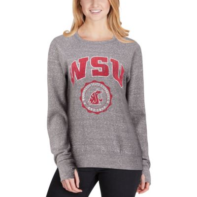 NCAA ed Washington State Cougars Edith Vintage Knobi Pullover Sweatshirt