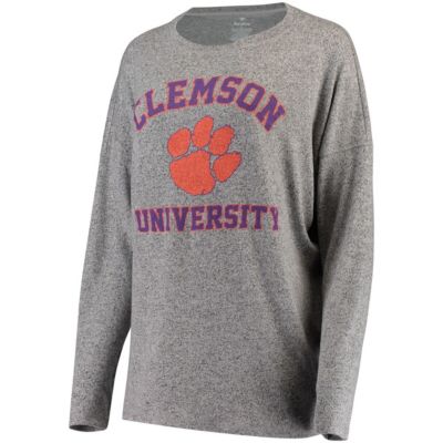 NCAA ed Clemson Tigers Brushed Super Soft Tri-Blend Sweatshirt