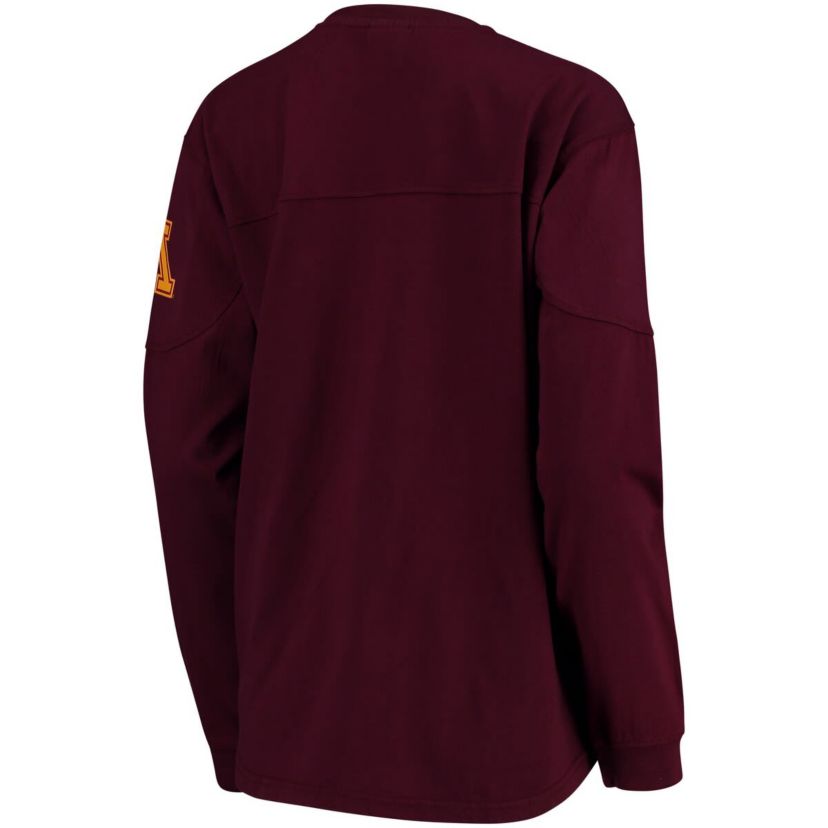 NCAA Minnesota Golden Gophers Edith Long Sleeve Oversized Top