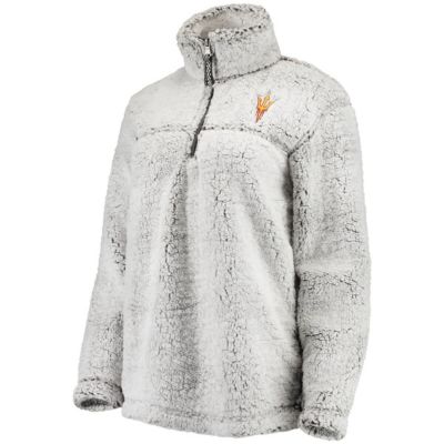 NCAA Arizona State Sun Devils Sherpa Super-Soft Quarter-Zip Pullover Jacket