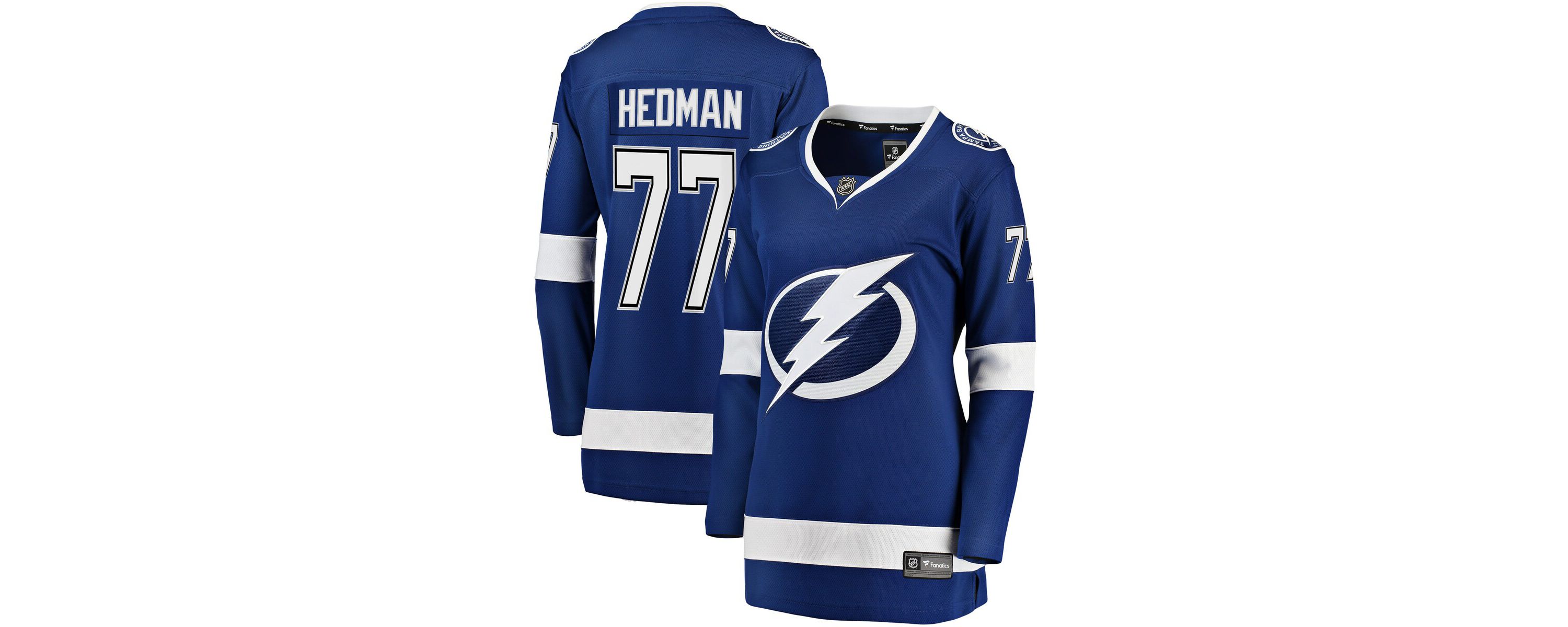 NHL Fanatics Tampa Bay Lightning Victor Hedman Breakaway Player Jersey