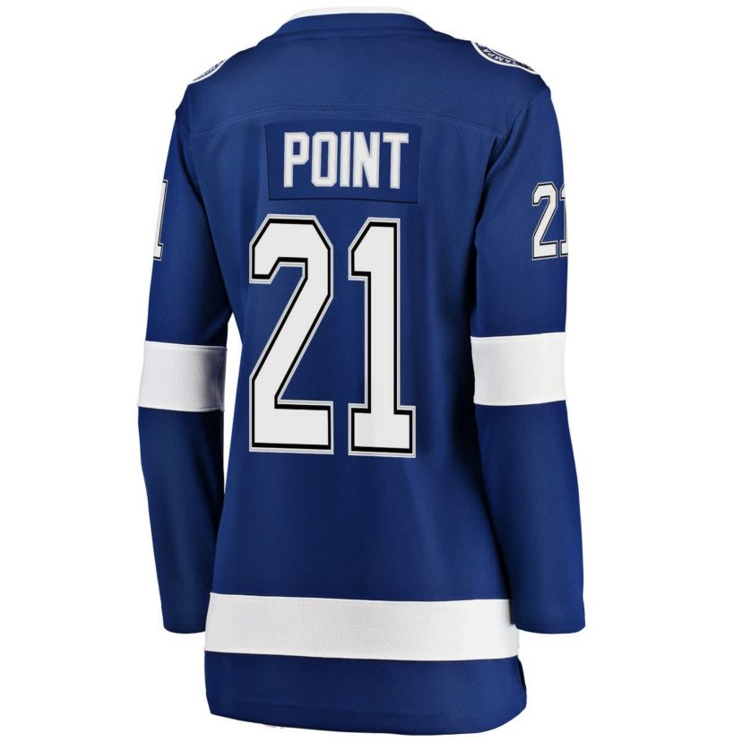 NHL Fanatics Tampa Bay Lightning Brayden Point Breakaway Player Jersey