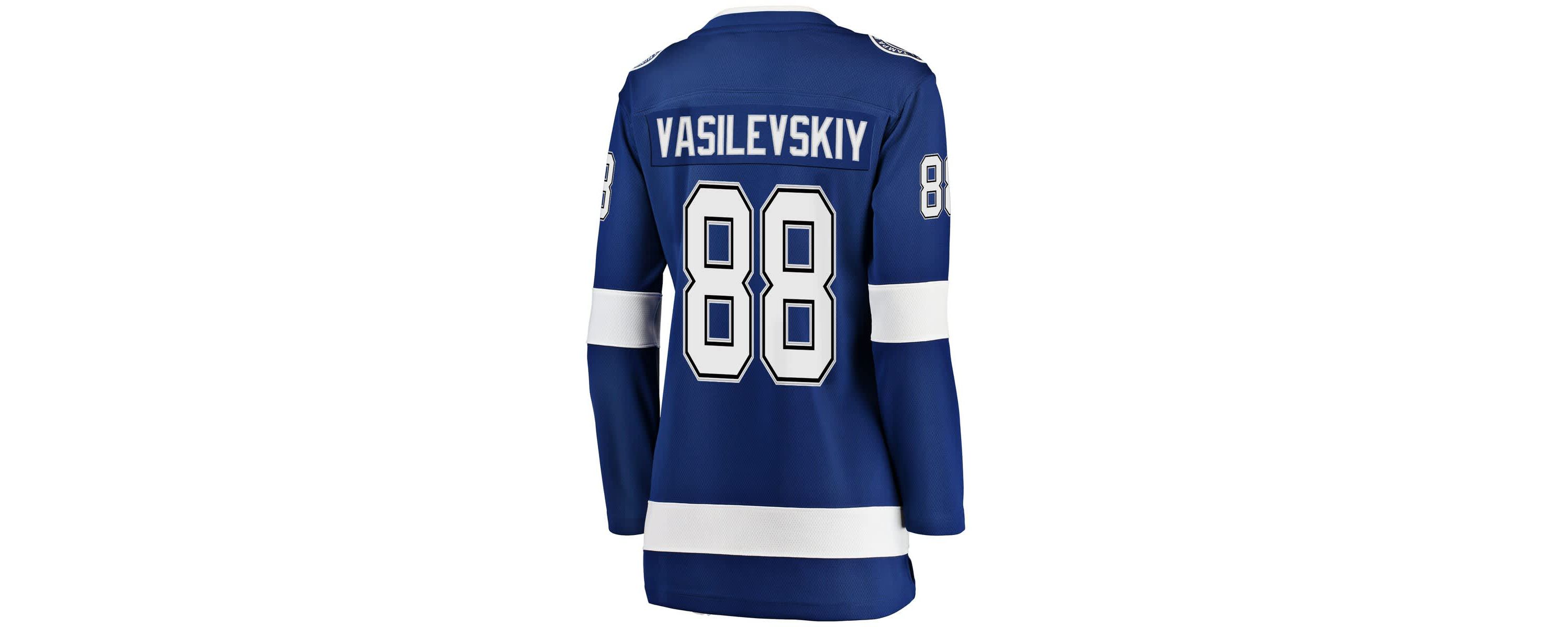 NHL Fanatics Tampa Bay Lightning Andrei Vasilevskiy Breakaway Player Jersey