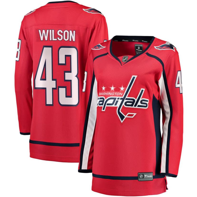NHL Fanatics Tom Washington Capitals Breakaway Player Jersey