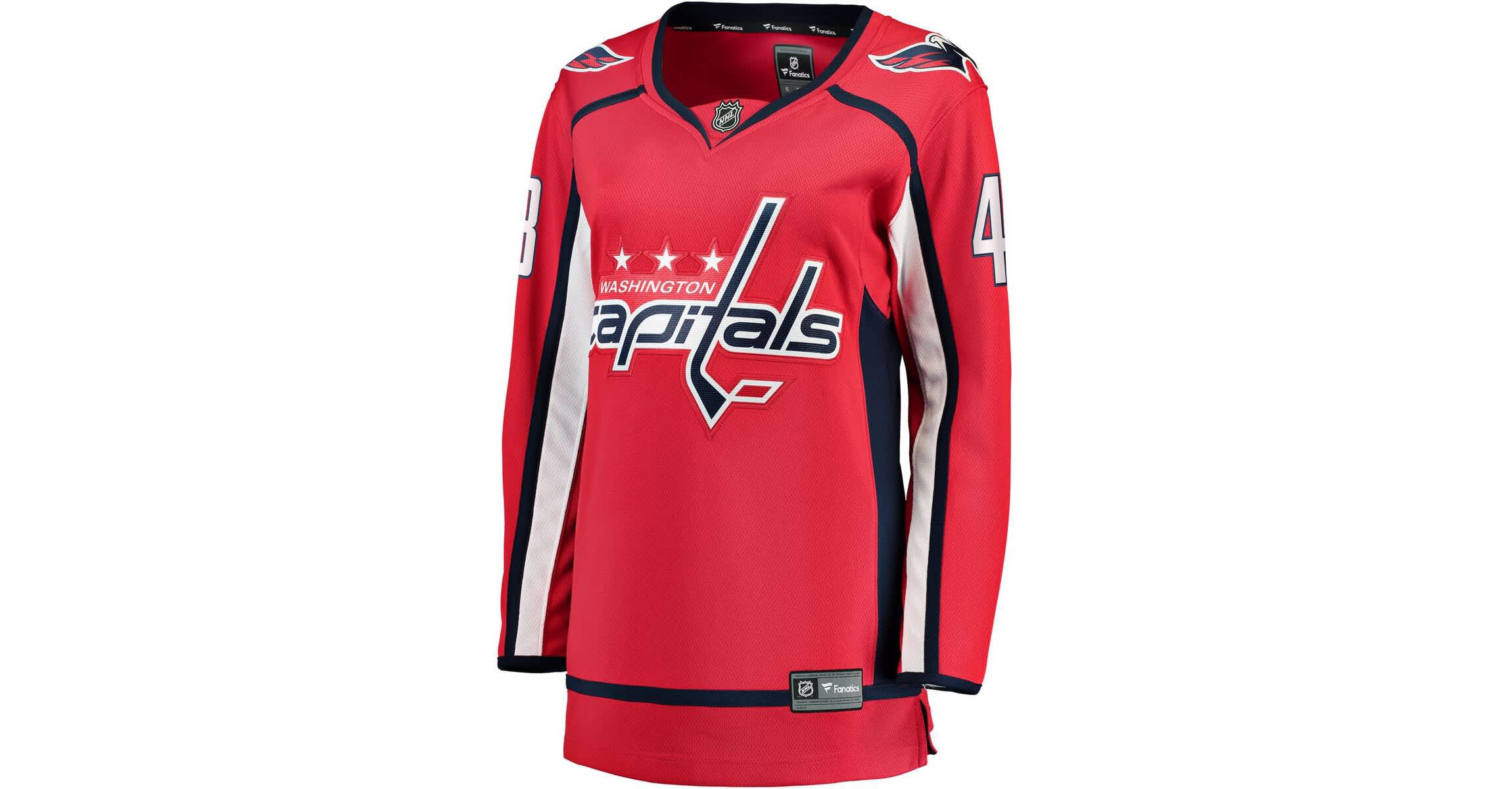 NHL Fanatics Tom Washington Capitals Breakaway Player Jersey