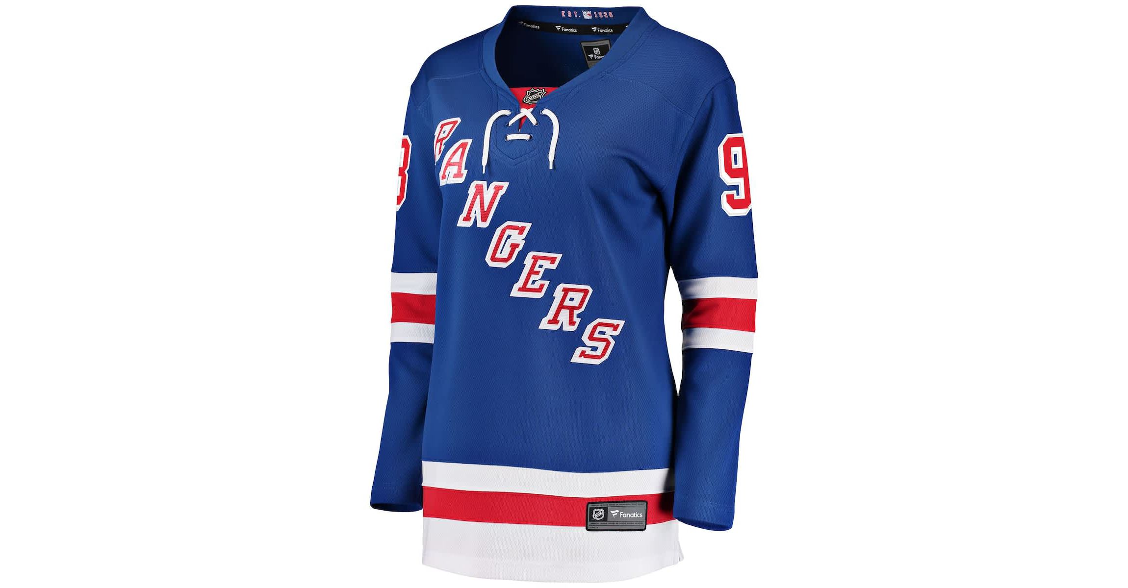 NHL Fanatics Mika Zibanejad New York Rangers Breakaway Player Jersey