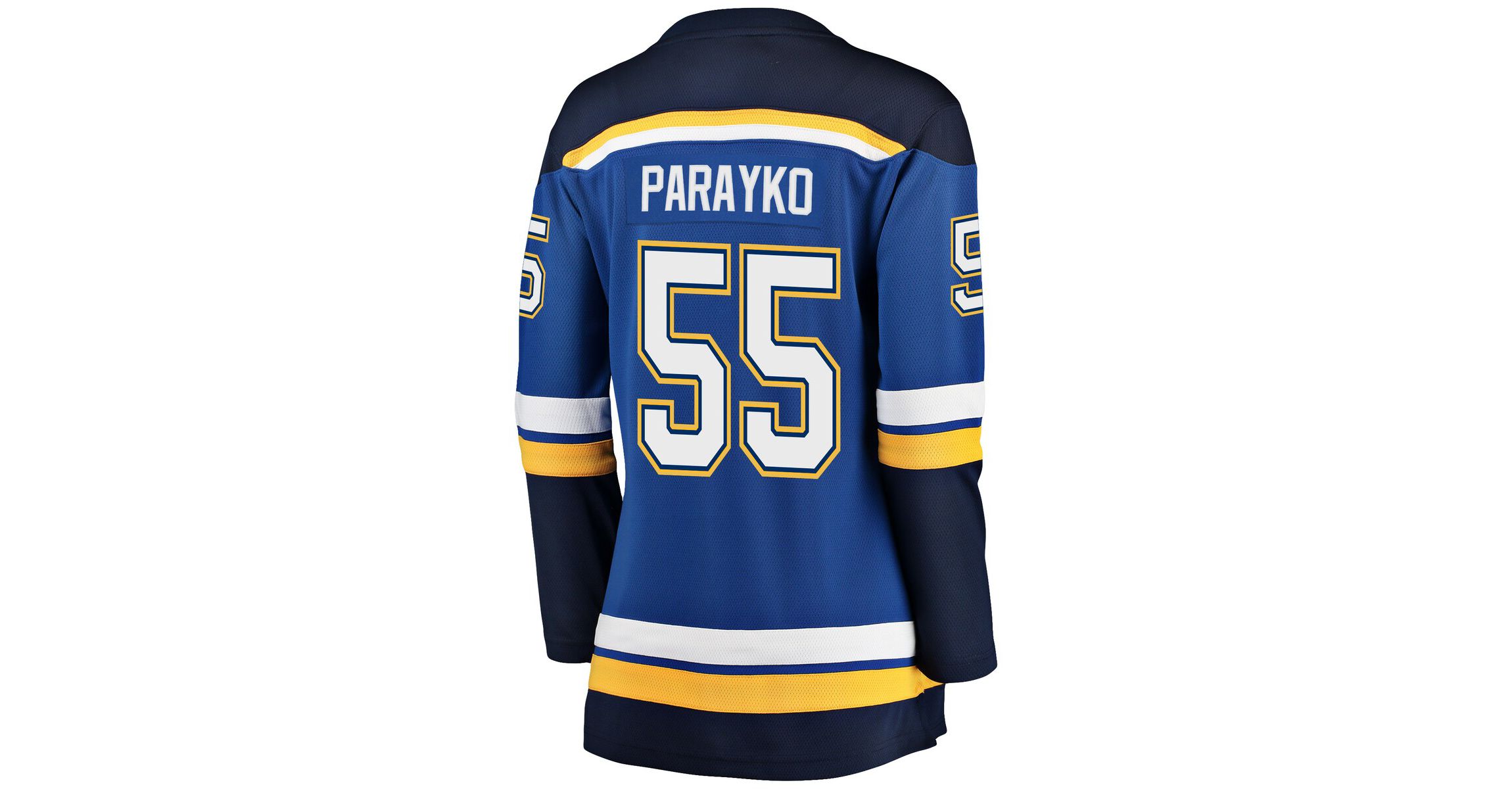 NHL Fanatics Colton Parayko St. Louis Blues Breakaway Player Jersey