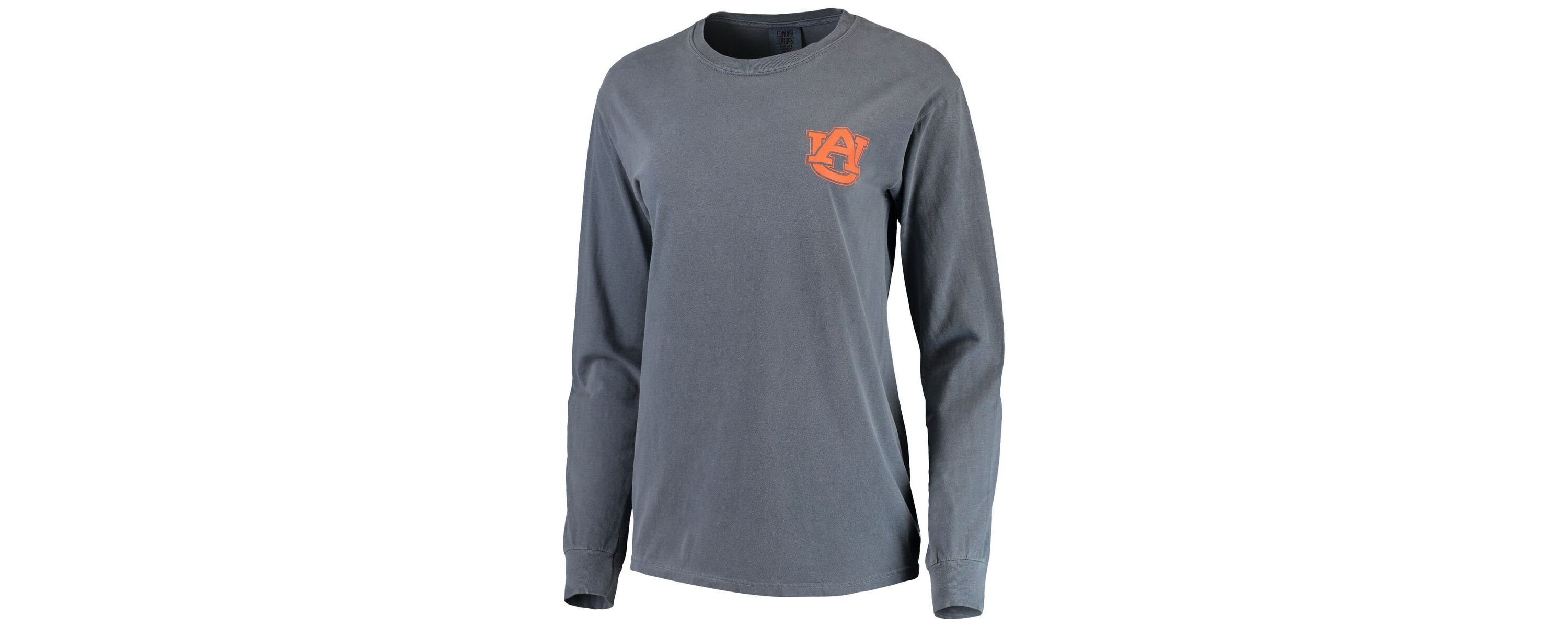 NCAA Auburn Tigers Campus Skyline Long Sleeve Oversized T-Shirt