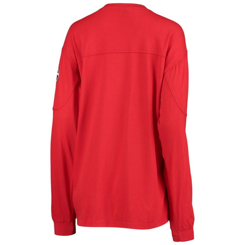 NCAA Georgia Bulldogs Edith Long Sleeve Oversized Top
