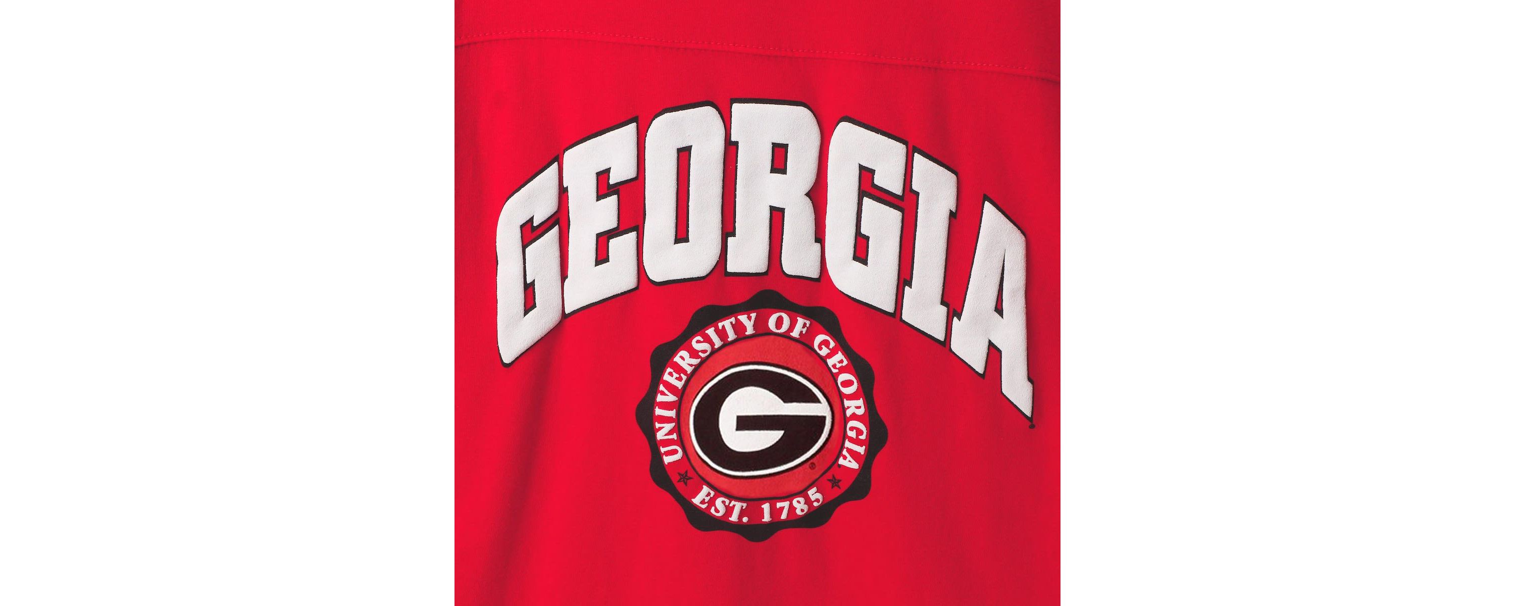 NCAA Georgia Bulldogs Edith Long Sleeve Oversized Top