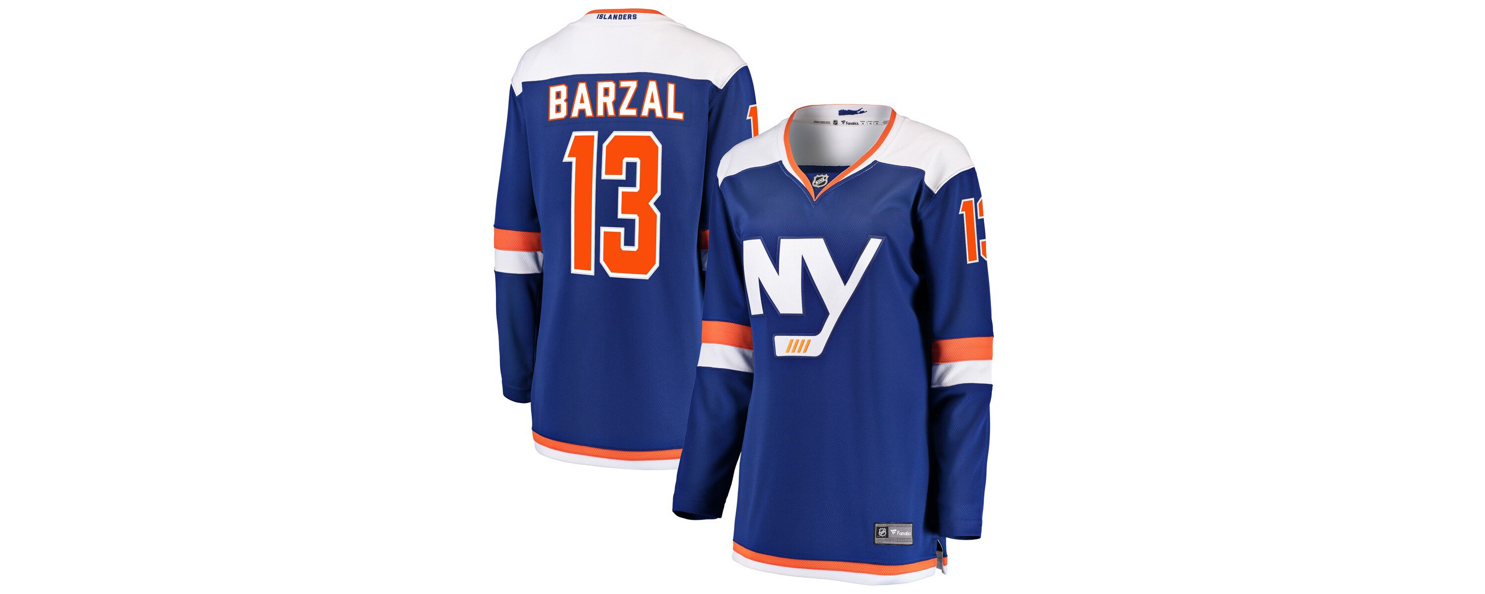 NHL Fanatics Mathew Barzal New York Islanders Alternate Breakaway Jersey
