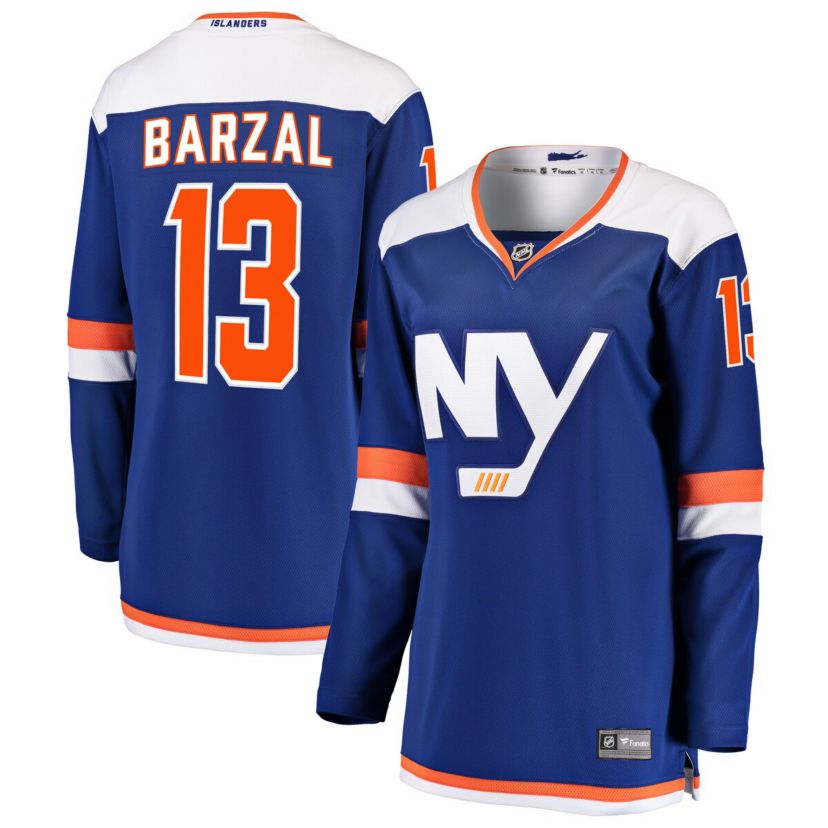 NHL Fanatics Mathew Barzal New York Islanders Alternate Breakaway Jersey