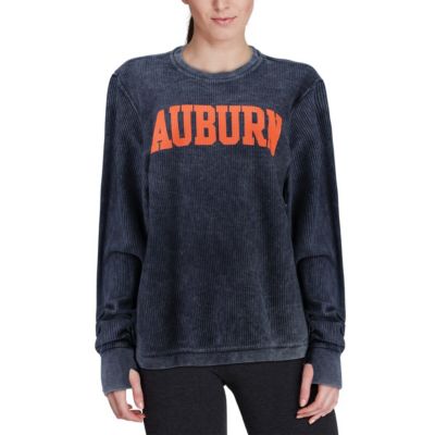NCAA Auburn Tigers Comfy Cord Vintage Wash Basic Arch Pullover Sweatshirt