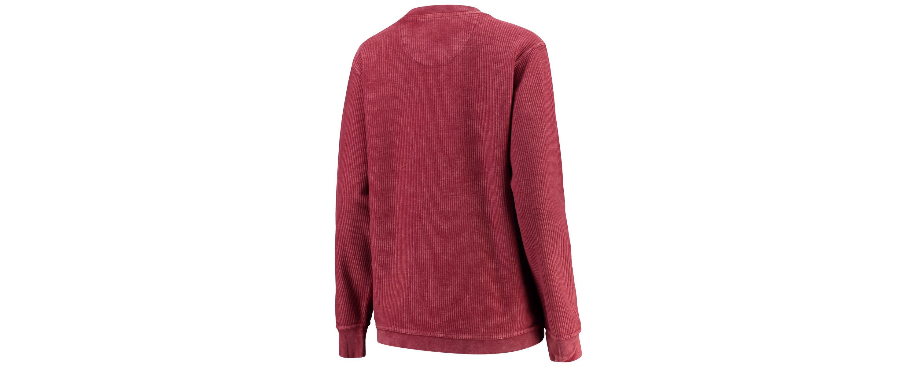 NCAA Florida State Seminoles Comfy Cord Vintage Wash Basic Arch Pullover Sweatshirt