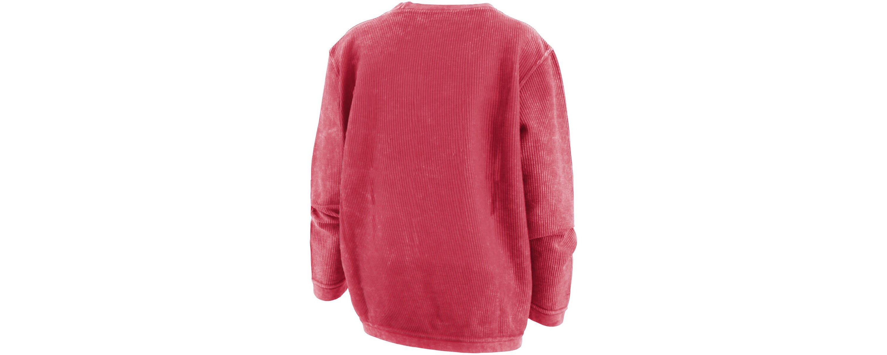 NCAA Georgia Bulldogs Comfy Cord Vintage Wash Basic Arch Pullover Sweatshirt