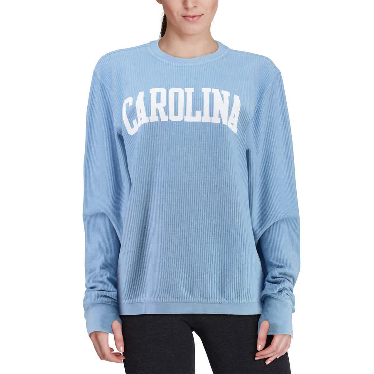 NCAA Carolina North Carolina Tar Heels Comfy Cord Vintage Wash Basic Arch Pullover Sweatshirt