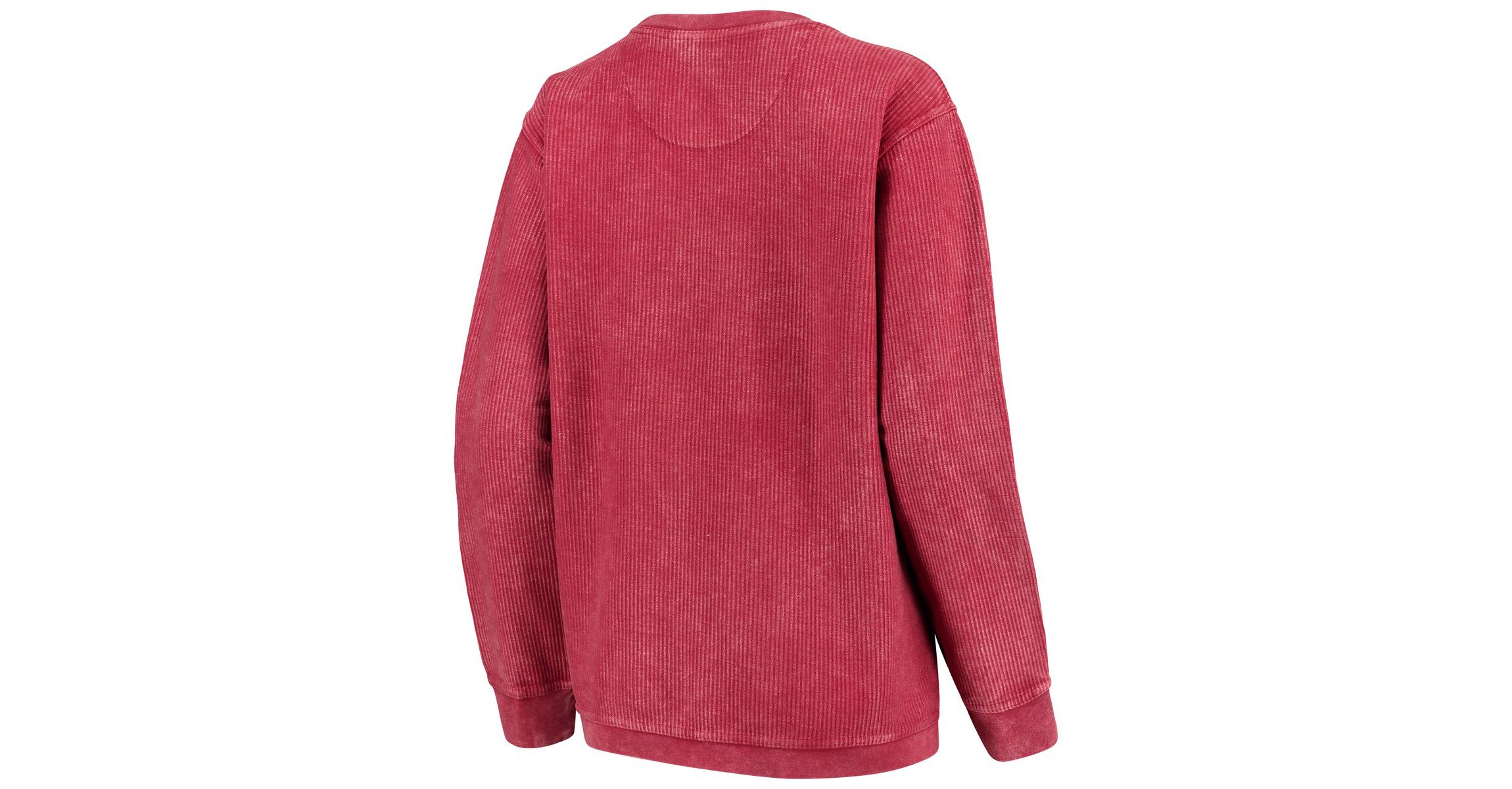 NCAA Wisconsin Badgers Comfy Cord Vintage Wash Basic Arch Pullover Sweatshirt