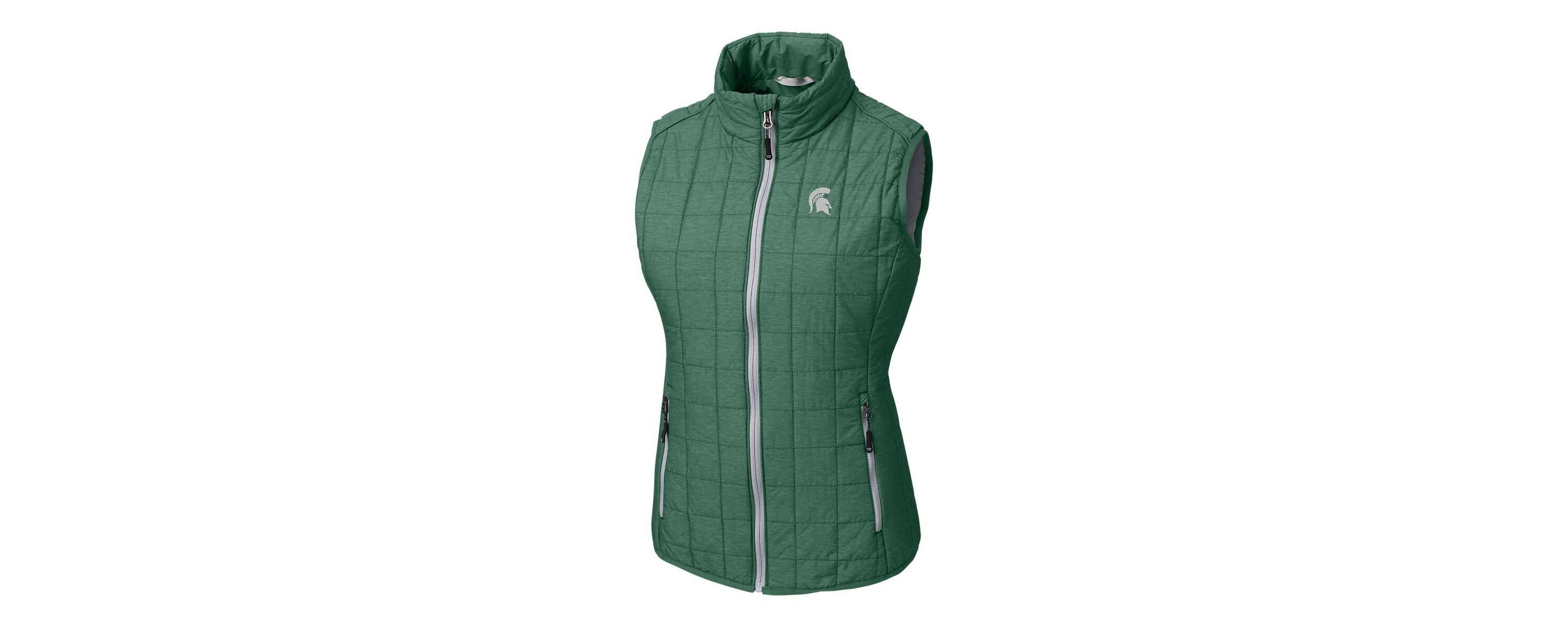 NCAA Michigan State Spartans Rainier Full-Zip Puffer Vest