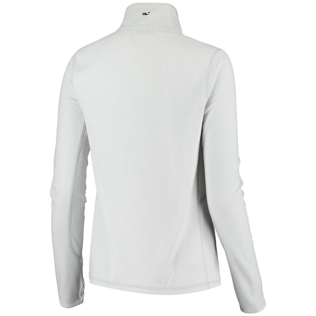 MLB Vineyard Vines Miami Marlins Performance Grid Half-Zip Pullover Top