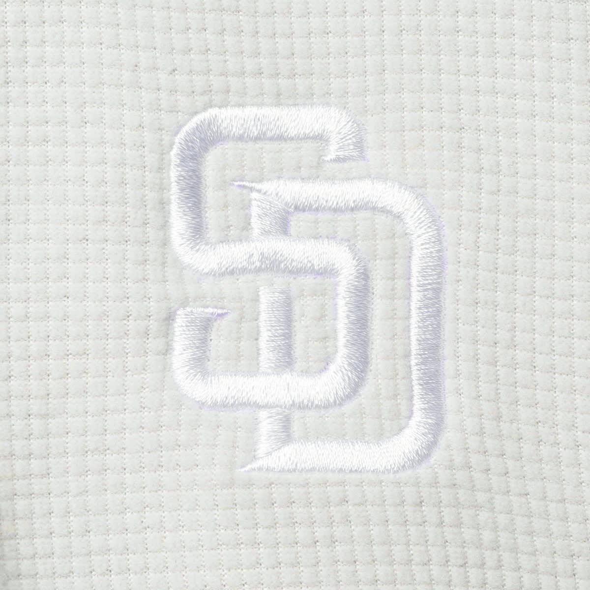 MLB Vineyard Vines San Diego Padres Performance Grid Half-Zip Pullover Top