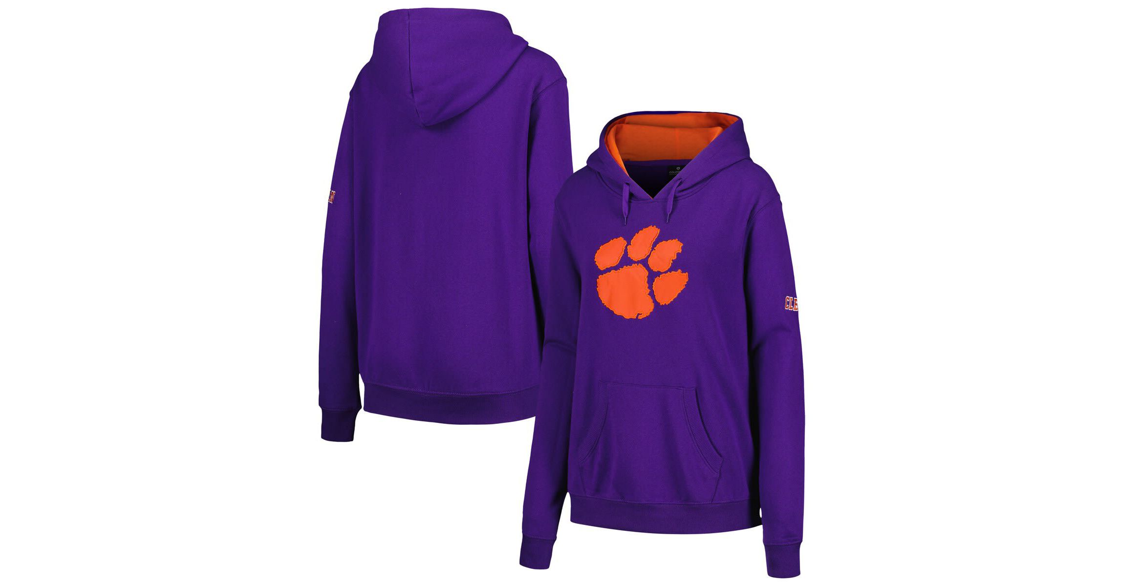 NCAA Clemson Tigers Big Logo Pullover Hoodie