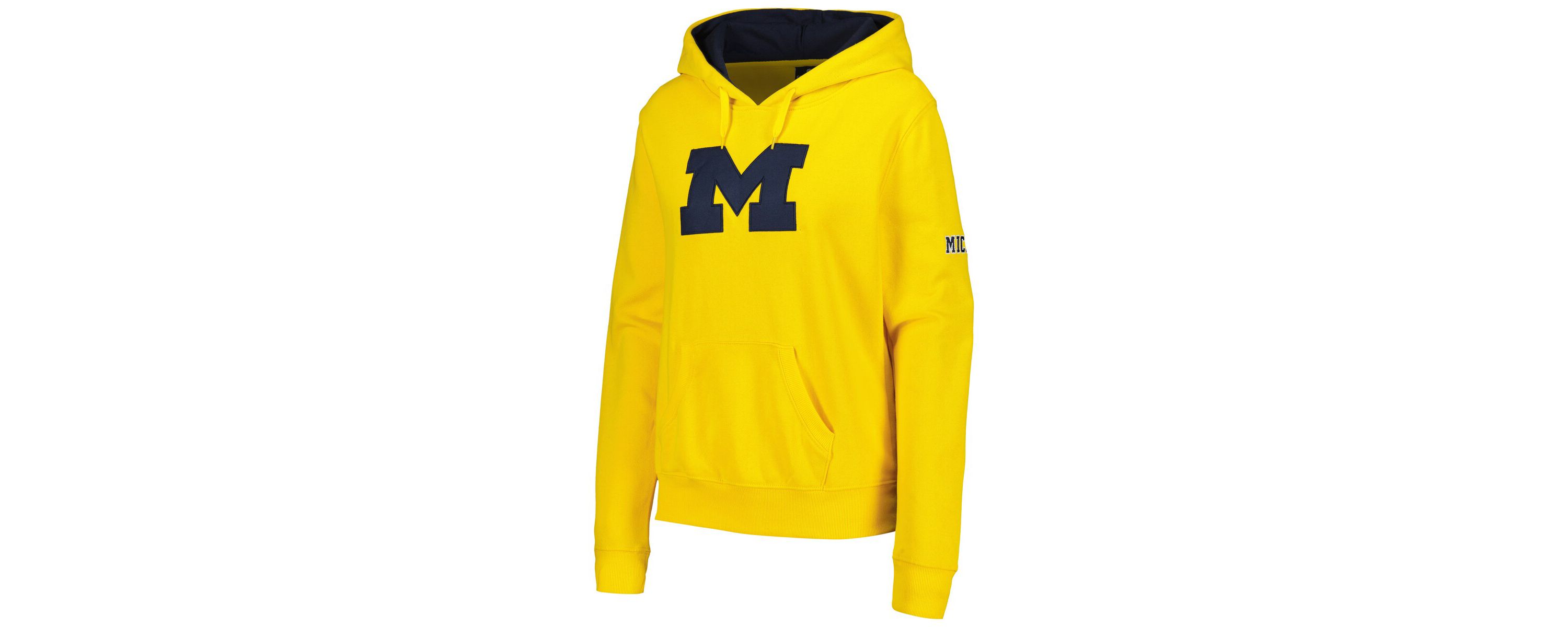 NCAA Michigan Wolverines Team Big Logo Pullover Hoodie