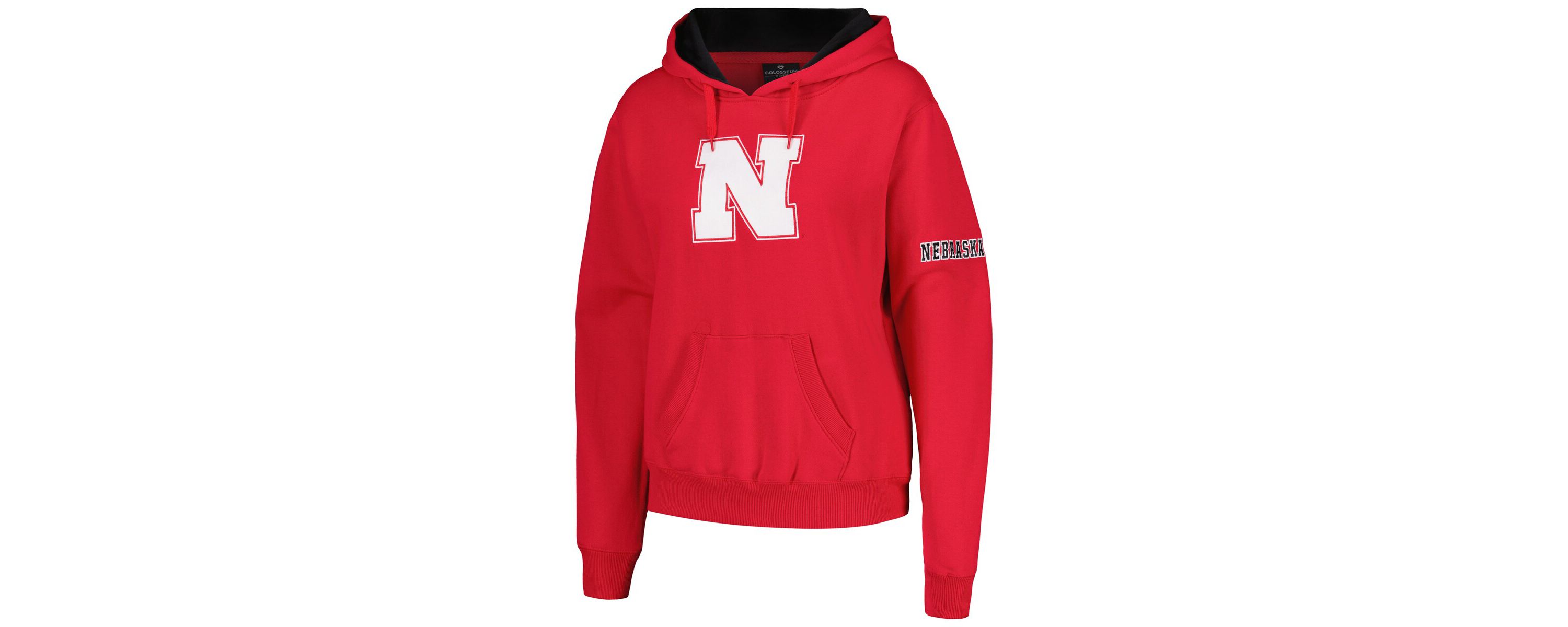 NCAA Nebraska Huskers Team Big Logo Pullover Hoodie