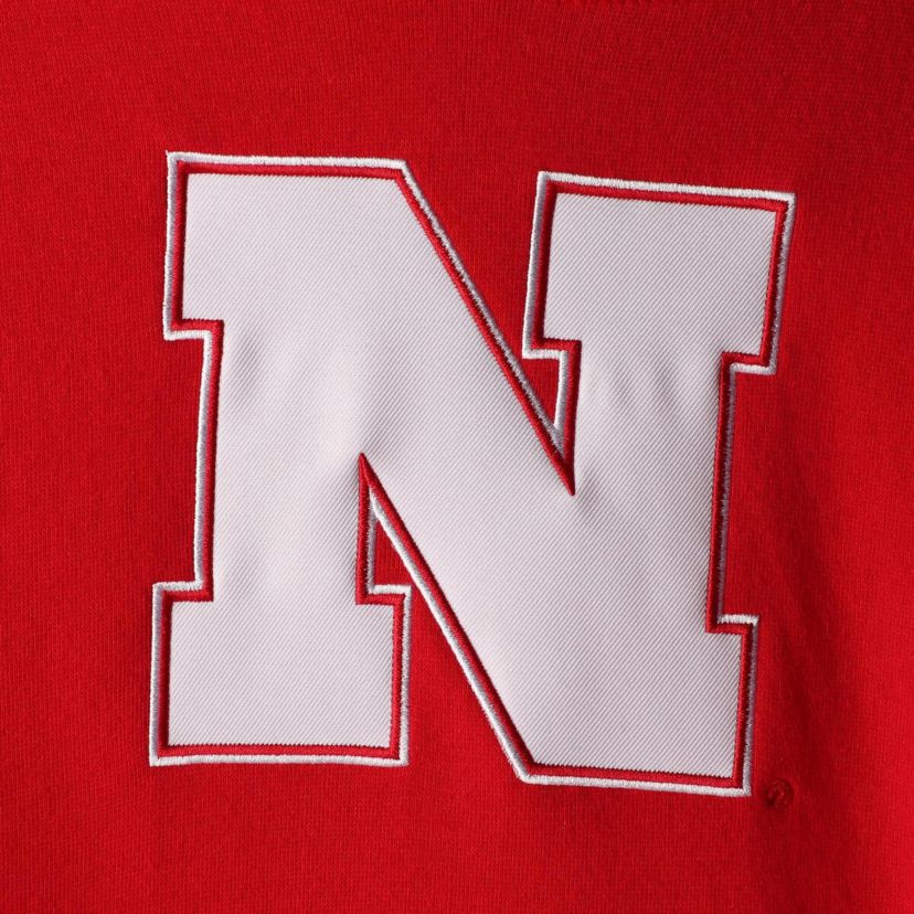 NCAA Nebraska Huskers Team Big Logo Pullover Hoodie