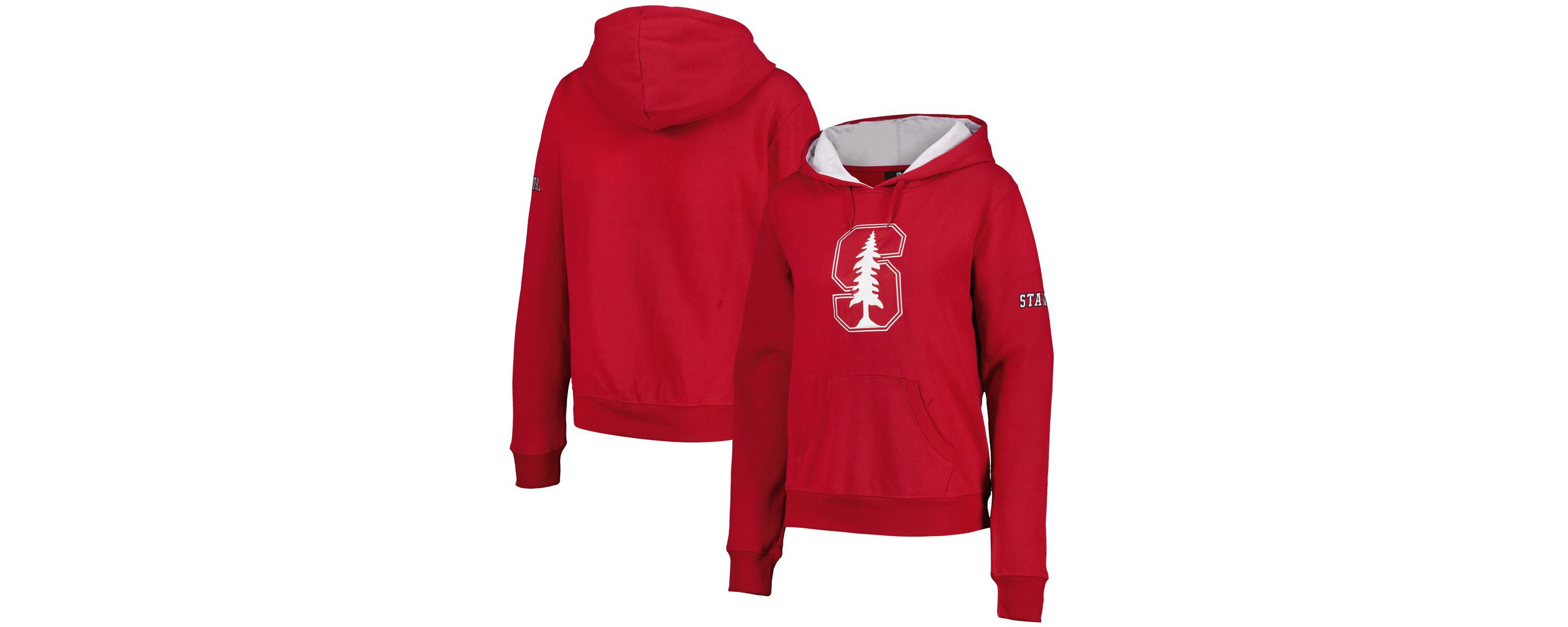 Stanford Cardinal NCAA Stanford Team Big Logo Pullover Hoodie