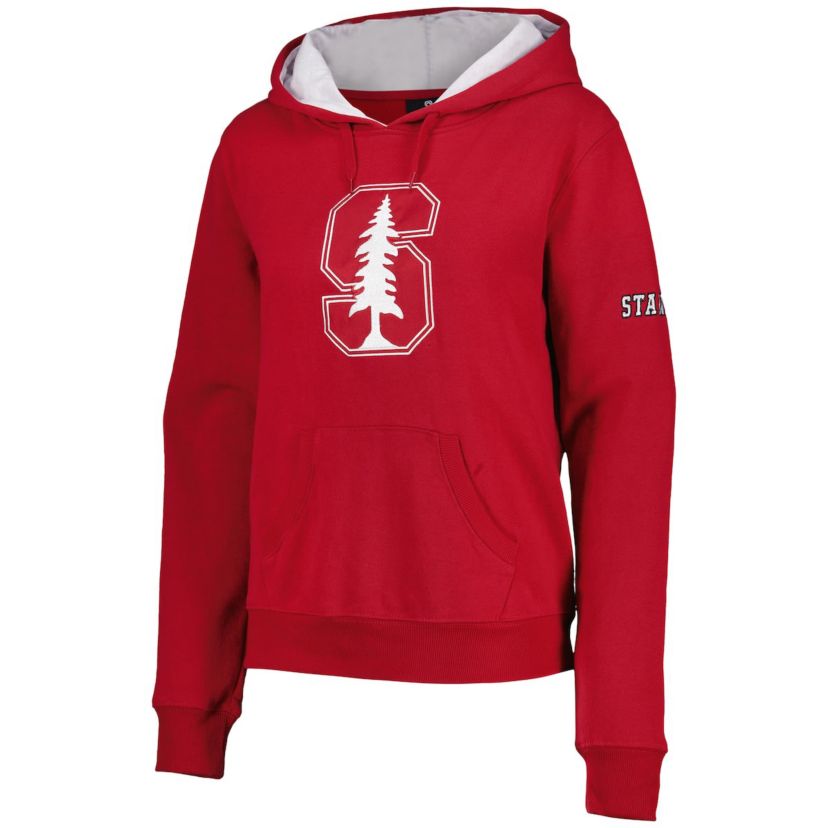 Stanford Cardinal NCAA Stanford Team Big Logo Pullover Hoodie