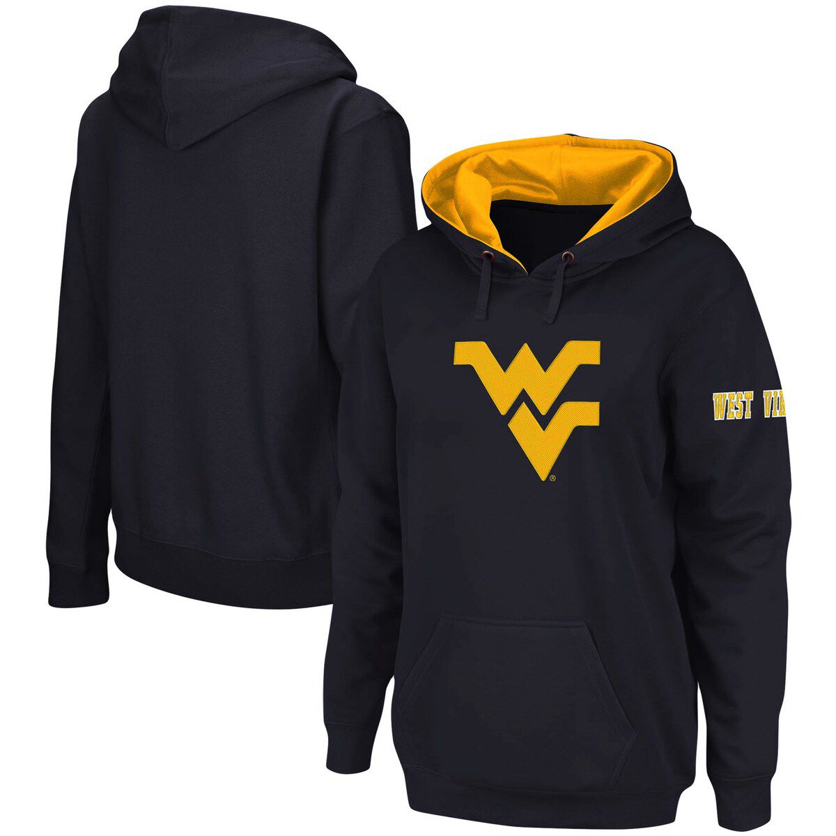 NCAA West Virginia Mountaineers Team Big Logo Pullover Hoodie