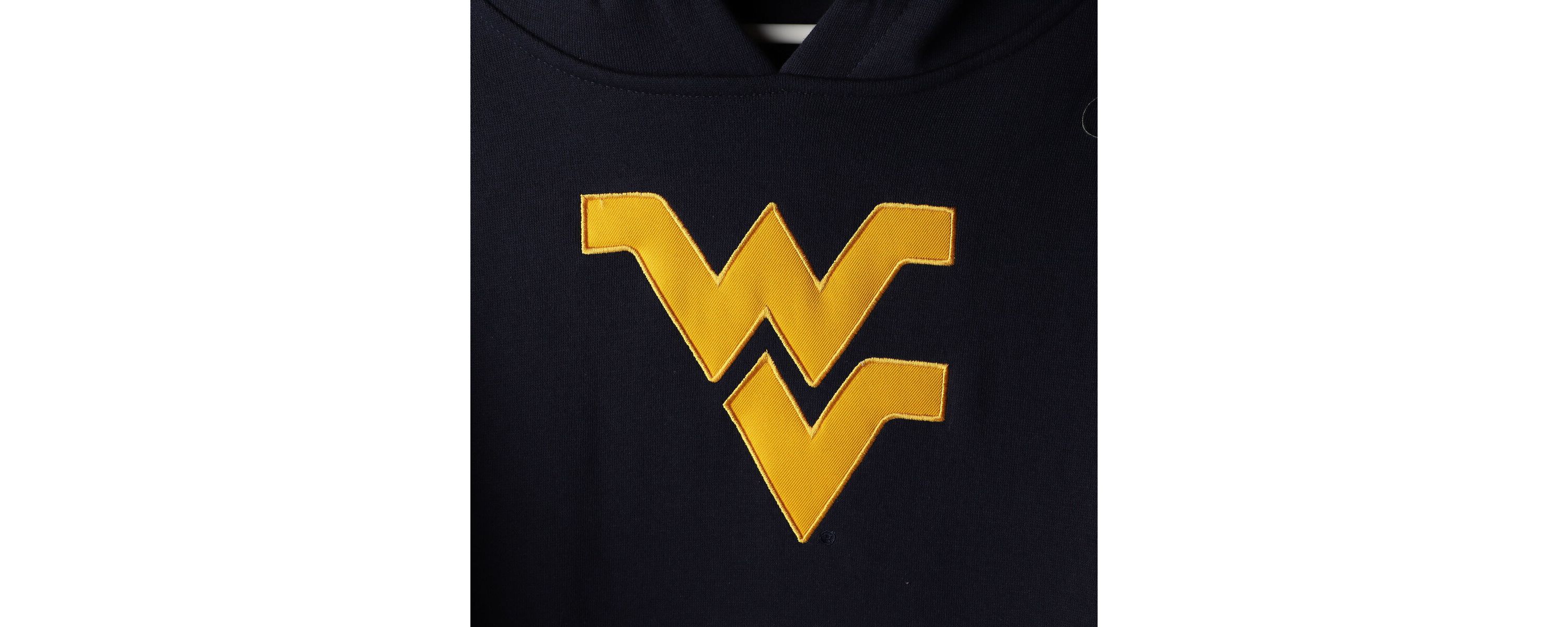 NCAA West Virginia Mountaineers Team Big Logo Pullover Hoodie