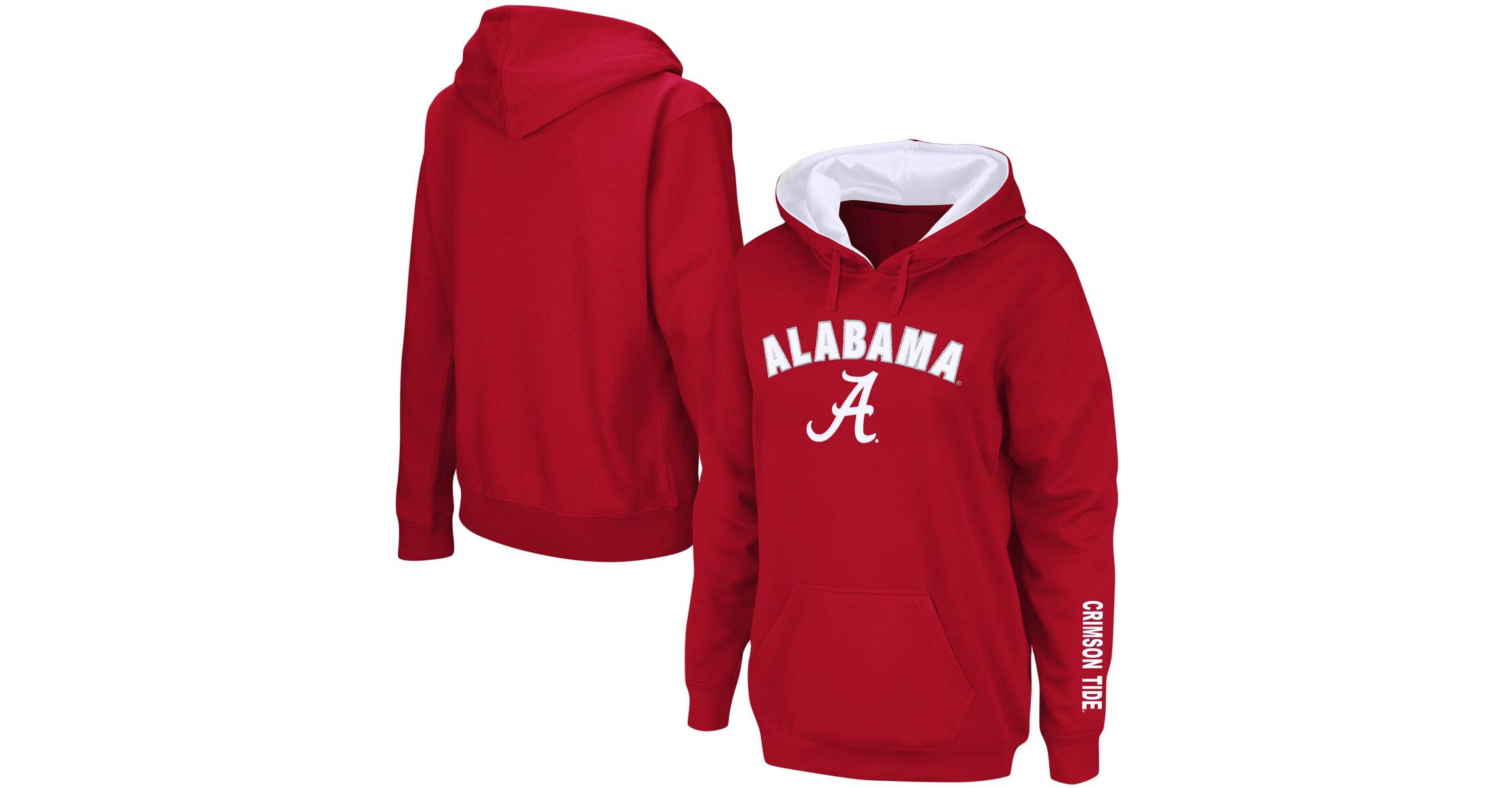 Alabama Crimson Tide NCAA Alabama Tide Arch & Logo 1 Pullover Hoodie