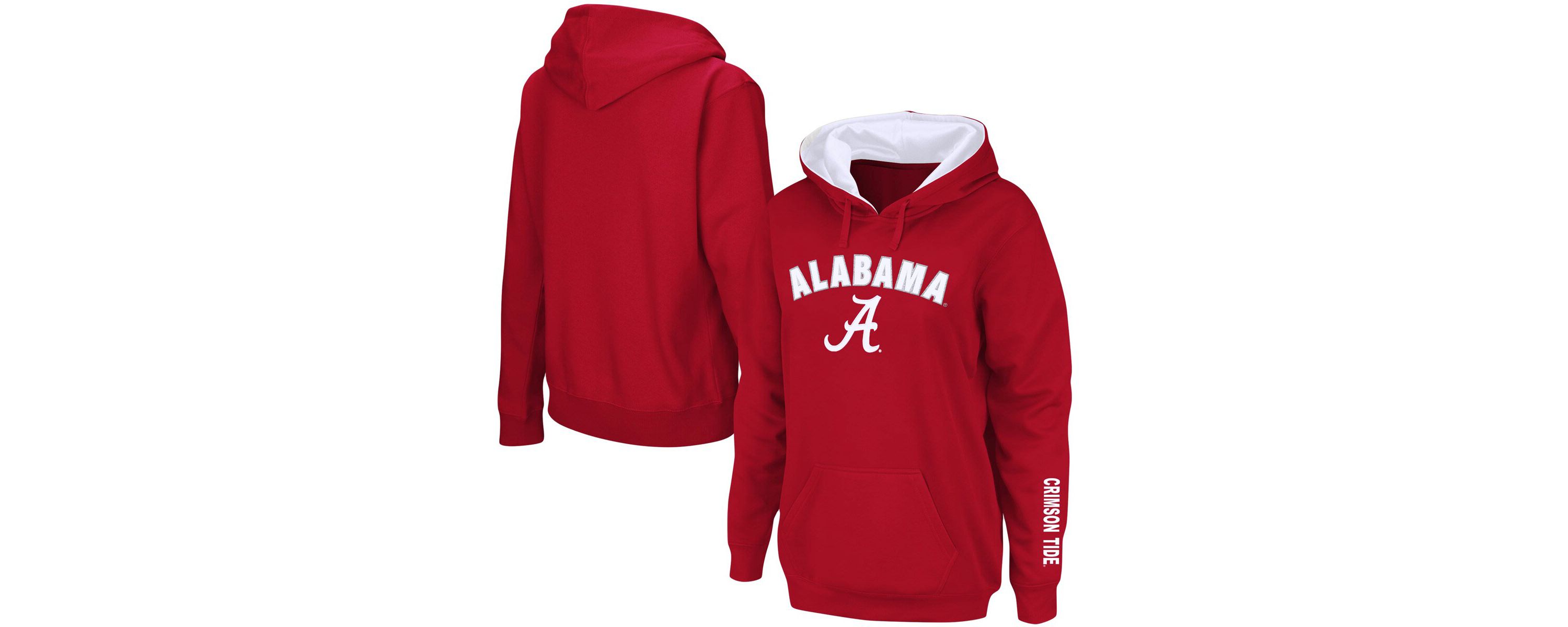 Alabama Crimson Tide NCAA Alabama Tide Arch & Logo 1 Pullover Hoodie