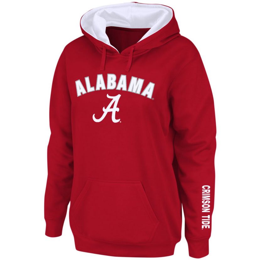 Alabama Crimson Tide NCAA Alabama Tide Arch & Logo 1 Pullover Hoodie