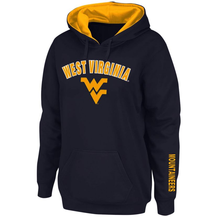 NCAA West Virginia Mountaineers Arch & Logo 1 Pullover Hoodie