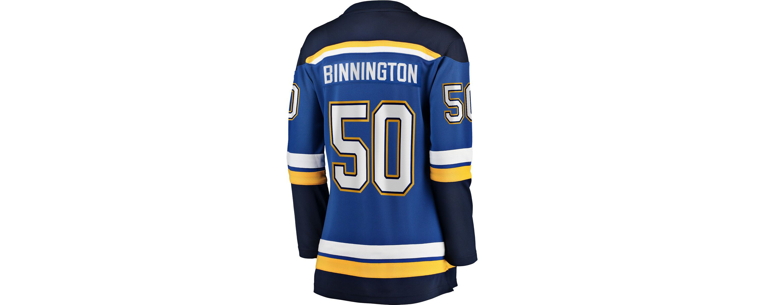 NHL Fanatics Jordan Binnington St. Louis Blues Home Breakaway Player Jersey