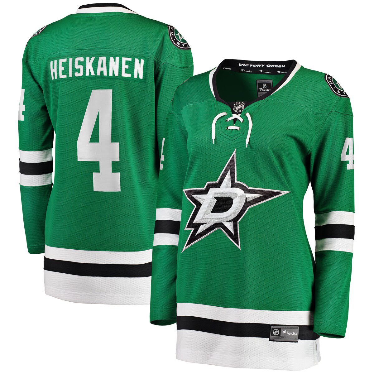 NHL Fanatics Miro Heiskanen Kelly Dallas Stars Home Breakaway Player Jersey