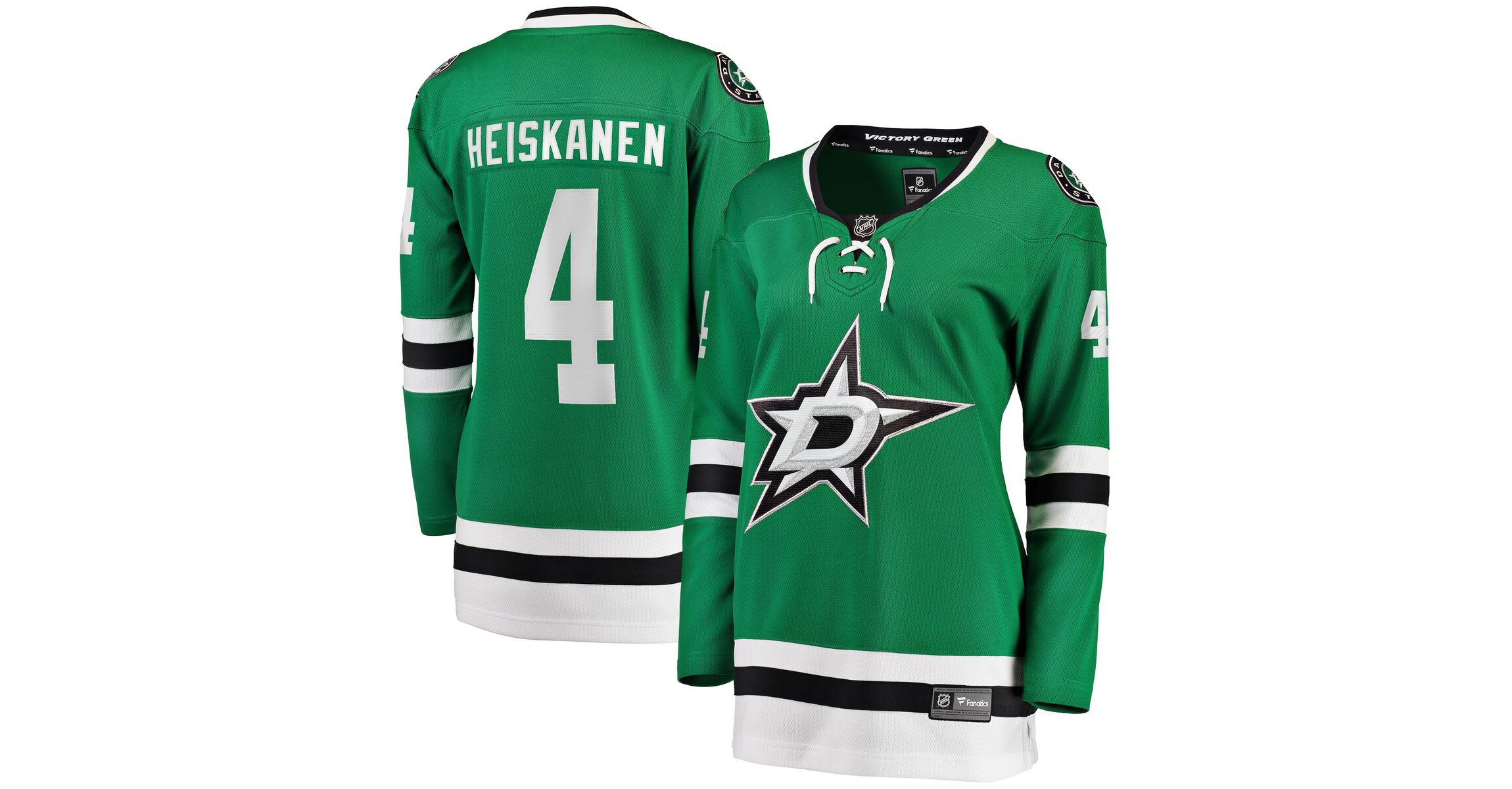 NHL Fanatics Miro Heiskanen Kelly Dallas Stars Home Breakaway Player Jersey