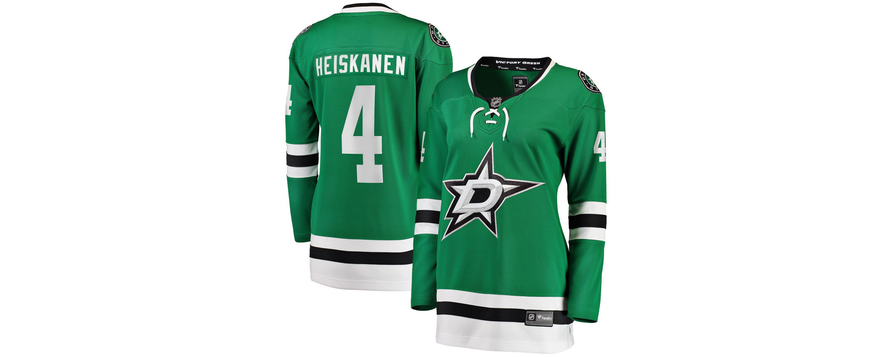 NHL Fanatics Miro Heiskanen Kelly Dallas Stars Home Breakaway Player Jersey