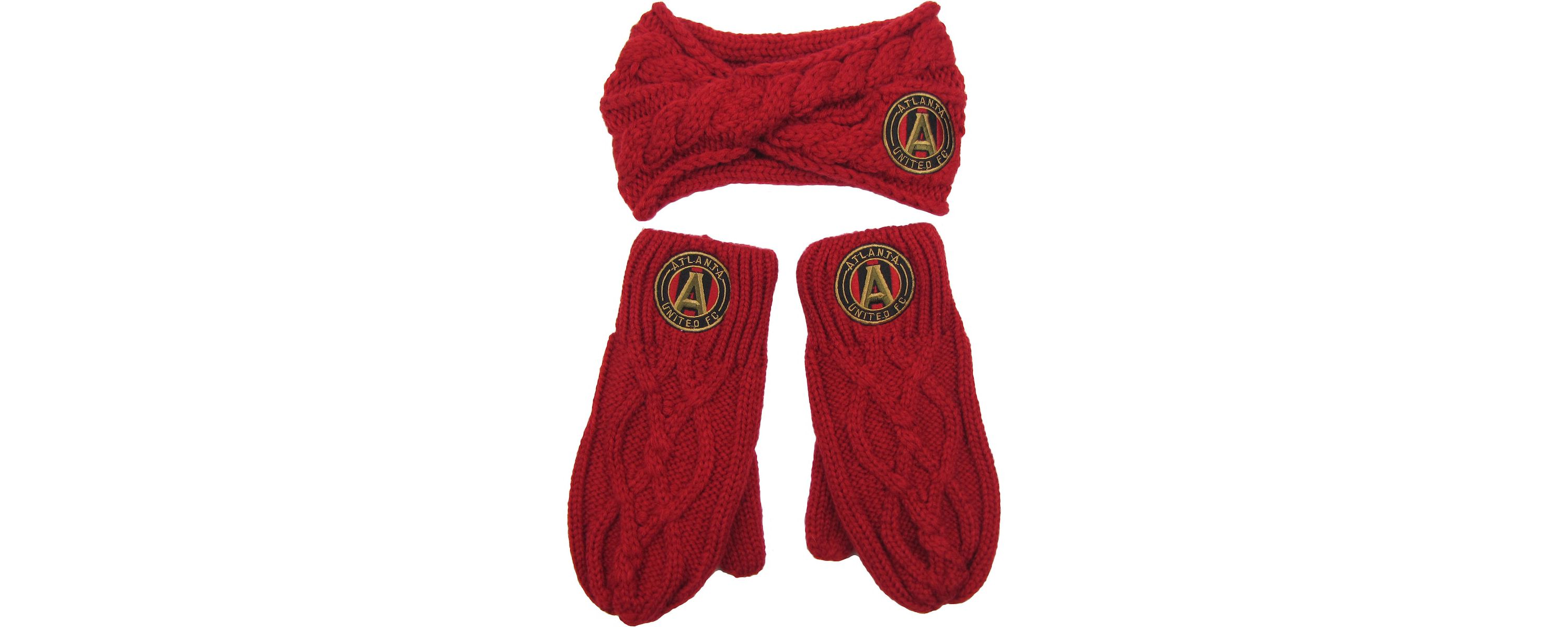 MLS Atlanta United FC Headband & Mittens Set
